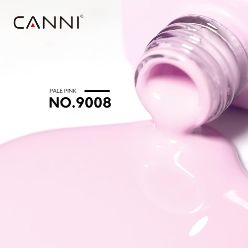 Canni Esmalte De Uñas De Gel Rosa Claro, 1 Unidad De Esmalte