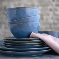 Comprar Set De Vajilla 12 Piezas Porcelana Blue Sky Pizarra Color Único