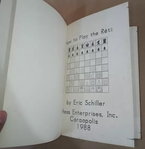 How To Play The Reti E. Schiller Livro De Xadrez Em Inglês