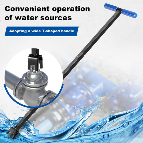 Llave Para Medidor De Agua, Longitud Ajustable De 17 A 37 Pu