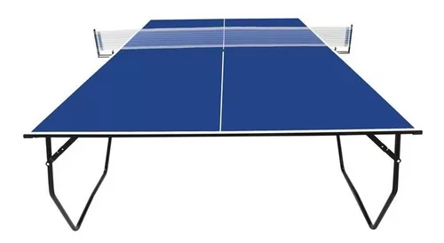 MESA DE TÊNIS DE MESA ( PING PONG ) COR AZUL DE 15 MM DE MDF. CLOCKSPORT