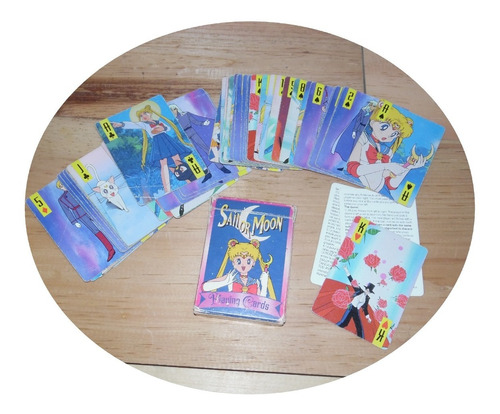 Baraja De Sailor Moon Vintage Del Año 1995 Playing Cards