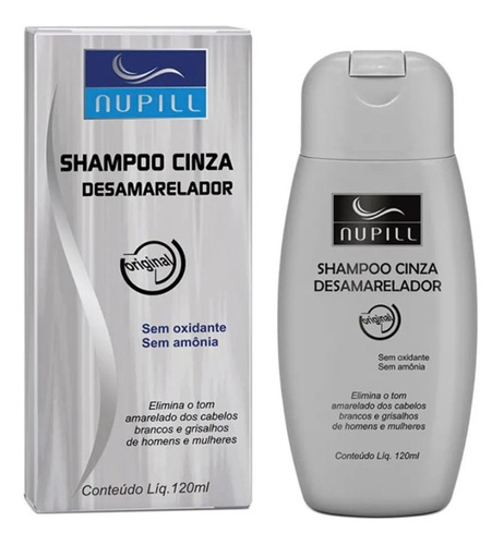 Shampoo Cinza Desamarelado Nupill 120ml
