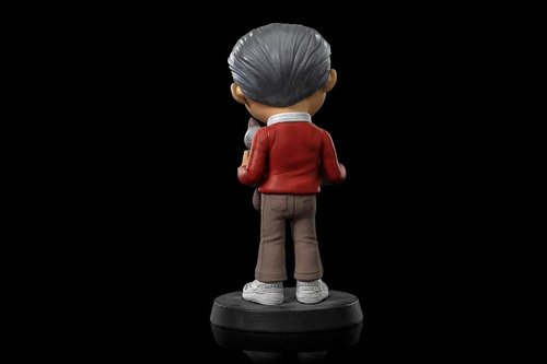 Figura Iron Studios Mini Co. Stan Lee com Grumpy Cat