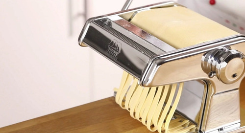 Imagen 3 de 4 de Maquina De Pastas Marcato Italiana Ampia180 Yanett