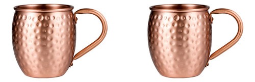 2 Tazas De 530 Ml, 100% Cobre Puro, Copa De Cóctel, Vaso De