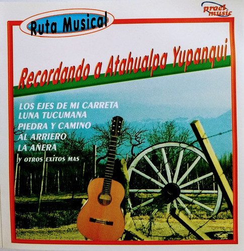 Atahualpa Yupanqui Cd Nuevo Recordando C Grandes Intérpretes