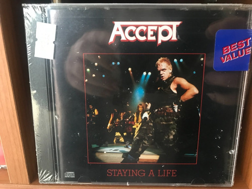 Accept - Staying A Life Cd Importado Sellado N U E V O