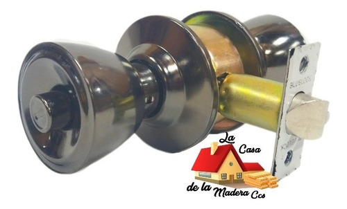 Cerradura De Pomo Negro Niquelado Bluexpress 588 Bn Bl