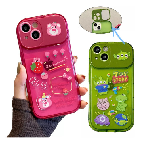 Funda Toy Story Case 3d Para iPhone 15 Con Cristal Templado