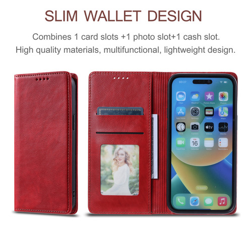 Funda Tipo Cartera Para Teléfono Redmi 13c 12 10 10c 9 11a