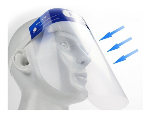 Escudo Facial Protector Pet C/ Esponja Fogless (25 Unidades)