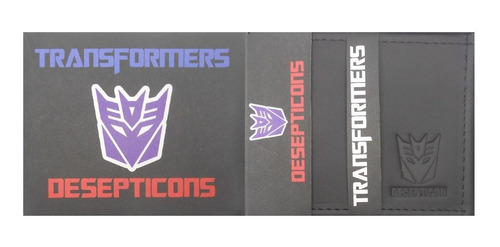 Cartera Piel Transformers Decepticons 