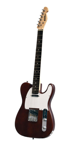 Imagen 1 de 1 de Guitarra eléctrica Newen tl newen de lenga madera oscura poliuretano con diapasón de palo de rosa