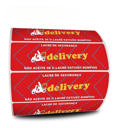 Lacre De Segurança Caixa De Delivery Super Cola Milheiro