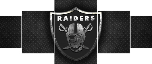 Nfl Cuadro Decorativo Poster Raiders Oakland Malosos  