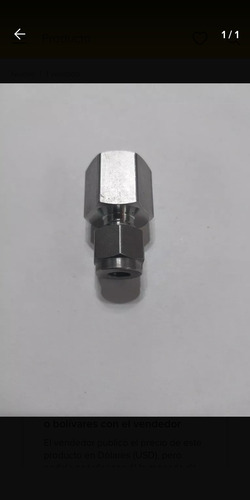 Conector Recto 1/4 Od X 1/4  Npt Hembra Acero Inoxidable