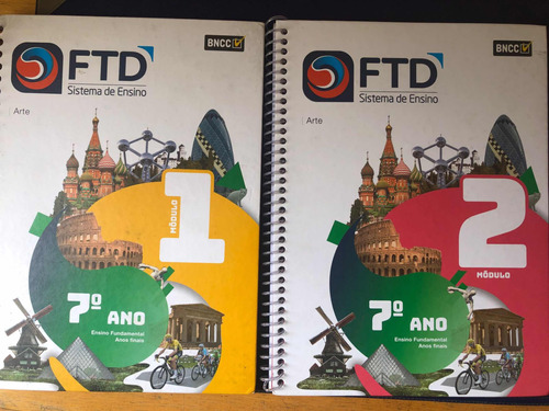 Livros Didáticos Ftd  Módulos 1 E 2 Artes, 7o Ano.