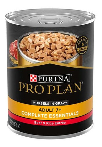 Alimento Pro Plan Adult 7+ En Lata 369g