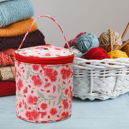 Bolsa De Tejer, Bolsa De Almacenamiento Para Lanas, Rojo