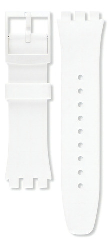 Correa Malla Reloj Swatch Basic White Susw400 | Asusw400 Ancho 20 mm Color Blanco