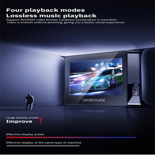 Imagen 7 de 10 de Mirrorlink Autoestereo, Reproductor Mp5 Bluetooth Fm, Usb/tf