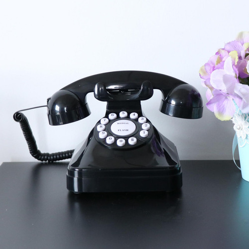 Teléfono De Marcación Giratoria, Decoración Especial Para