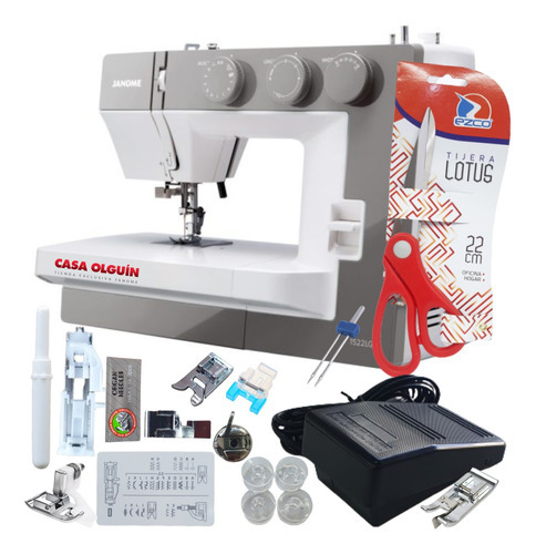 Janome 1522LG Multifuncion De Costura Semi Industrial Gtía 3