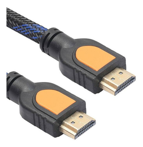 Cable Hdmi 4k 15m Doble Filtro Mallado Punta Dorada