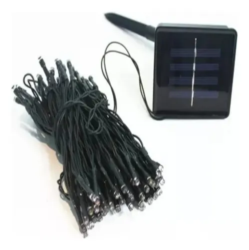 Luces Solar Guirnalda 100 Led 10 Metros