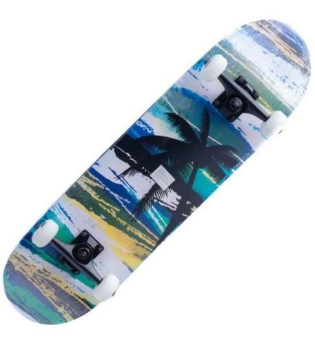 Patineta Aesthetic Skateboard Completa Maple Abec7 Semipro