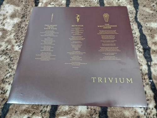 Trivium The Sin And The Sentence Lp Doble Tapa Gatefold 2017 (Usado)