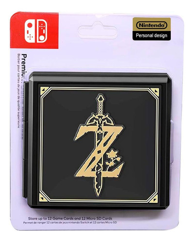 Estuche Portajuegos Zelda 2 Nintendo Switch