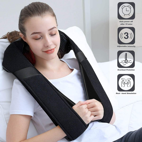 Masajeador De Cuello, Masajeador De Espalda Shiatsu Con C...