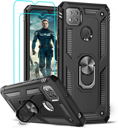 Estuche - Forro Tech Armor Le-yi Anillo Xiaomi Redmi 9c