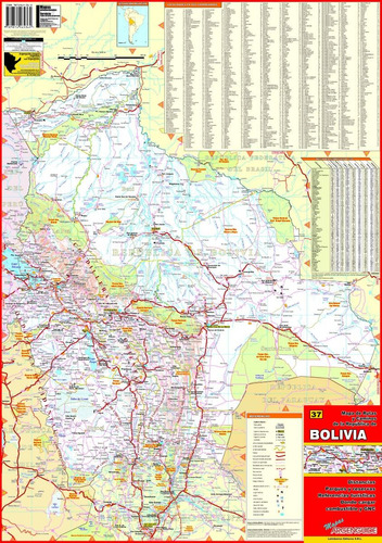 Mapa De Bolivia