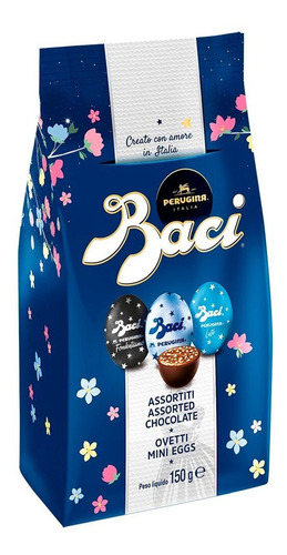 Mini Ovos De Páscoa Sortidos Baci 150g