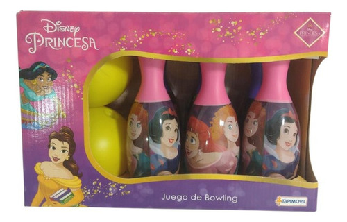 Juego De Bowling - Princesas - Disney Rosa