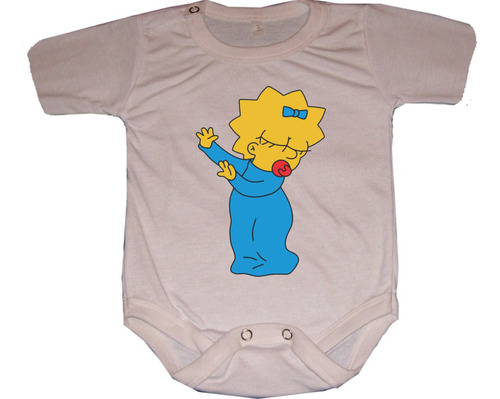 Body Para Bebé Maggie Simpson Bodys Bebés