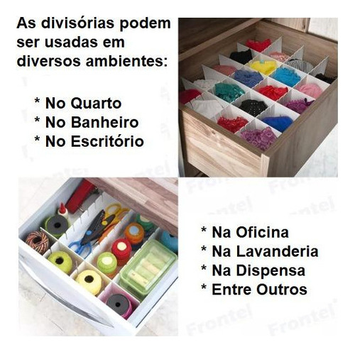Kit divisor, cajones, organizadores, calcetines, objetos de lencería