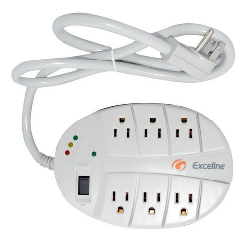 Protector Exceline Multitoma Para Equipos/ Gsm-mt120se