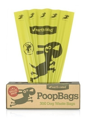 Bolsas Poop Bags Para Recoger Heces Caja Con 300 Pzas