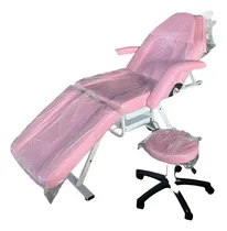 Comprar Camilla 3 Secciones Ideal Para Spa Y Peluquería Con Taburete