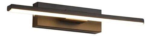 Luminaria Led Aplique Pared Negro Movible 30cm Cuadro 