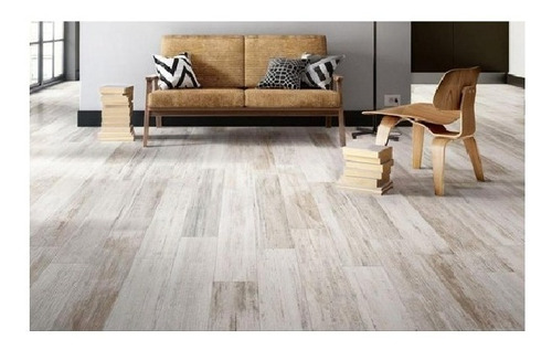 Porcelanato Antique Wood Bianco 15x90 Segunda - Ilva