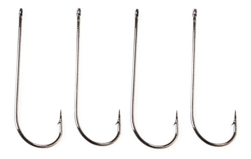 Caja 100 Anzuelos Niquel 92611 9/0 Pata Larga Hooks Premium