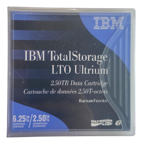 Fita Capacidade Ibm Lto6 2.5/6,25tb 00v7590