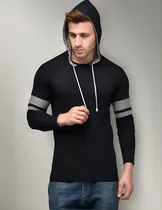 Comprar Franela Casual Manga Larga Con Capucha Slim Fit  