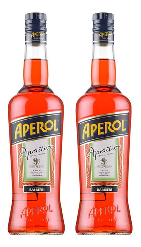 Aperitivo Aperol X750 Cc X2 Botellas