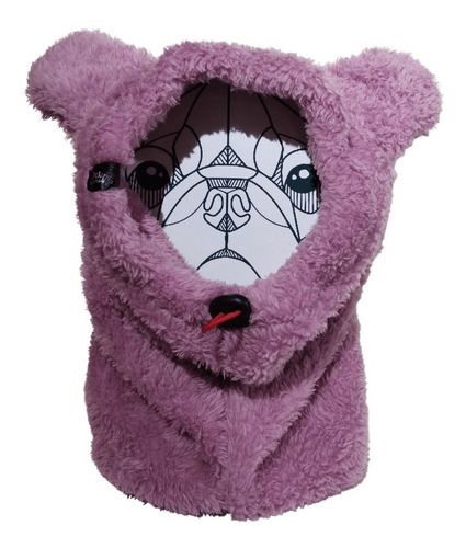Imagen 1 de 1 de Gorro Para Perros O Gato Corderito Palo Rosa Medium